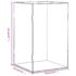 vidaXL Display Box Transparent 14x14x22 cm Acrylic - Image 6