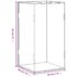 vidaXL Display Box Transparent 20x20x38 cm Acrylic - Image 6