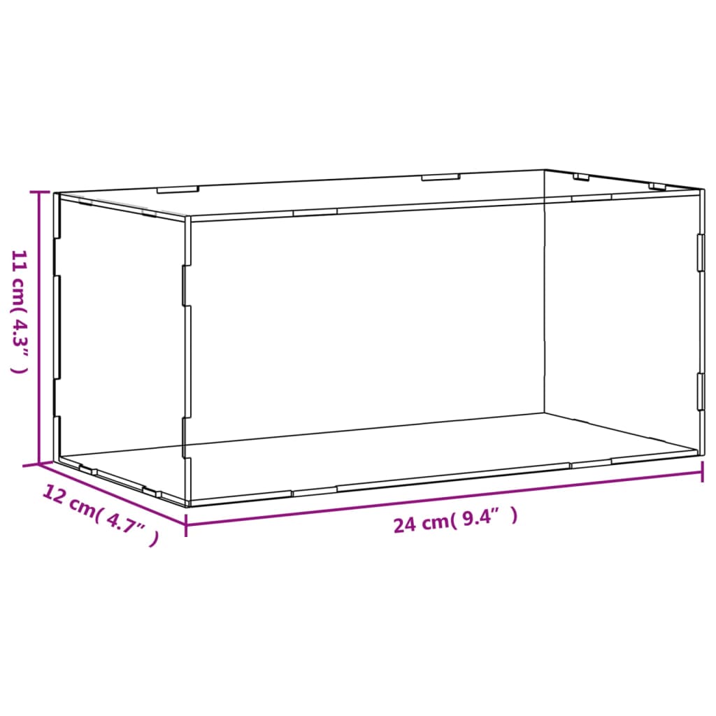 8720845455002_g_en_hd_4 vidaXL Display Box Transparent 24x12x11 cm Acrylic - Image 6