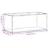 vidaXL Display Box Transparent 34x16x14 cm Acrylic - Image 6