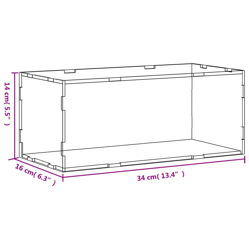 8720845455026_g_en_hd_4 vidaXL Display Box Transparent 34x16x14 cm Acrylic - Image 6