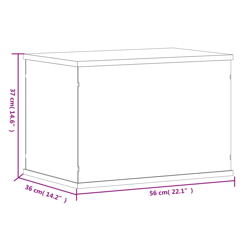 8720845455187_g_en_hd_4 vidaXL Display Box Transparent 56x36x37 cm Acrylic - Image 6