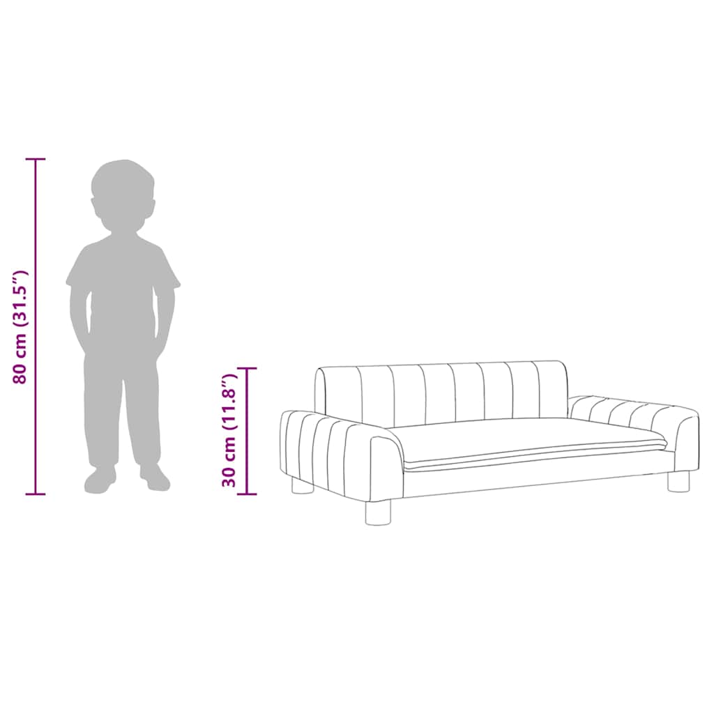 8720845455767_g_en_hd_6 vidaXL Kids Sofa Black 90x53x30 cm Faux Leather - Image 8