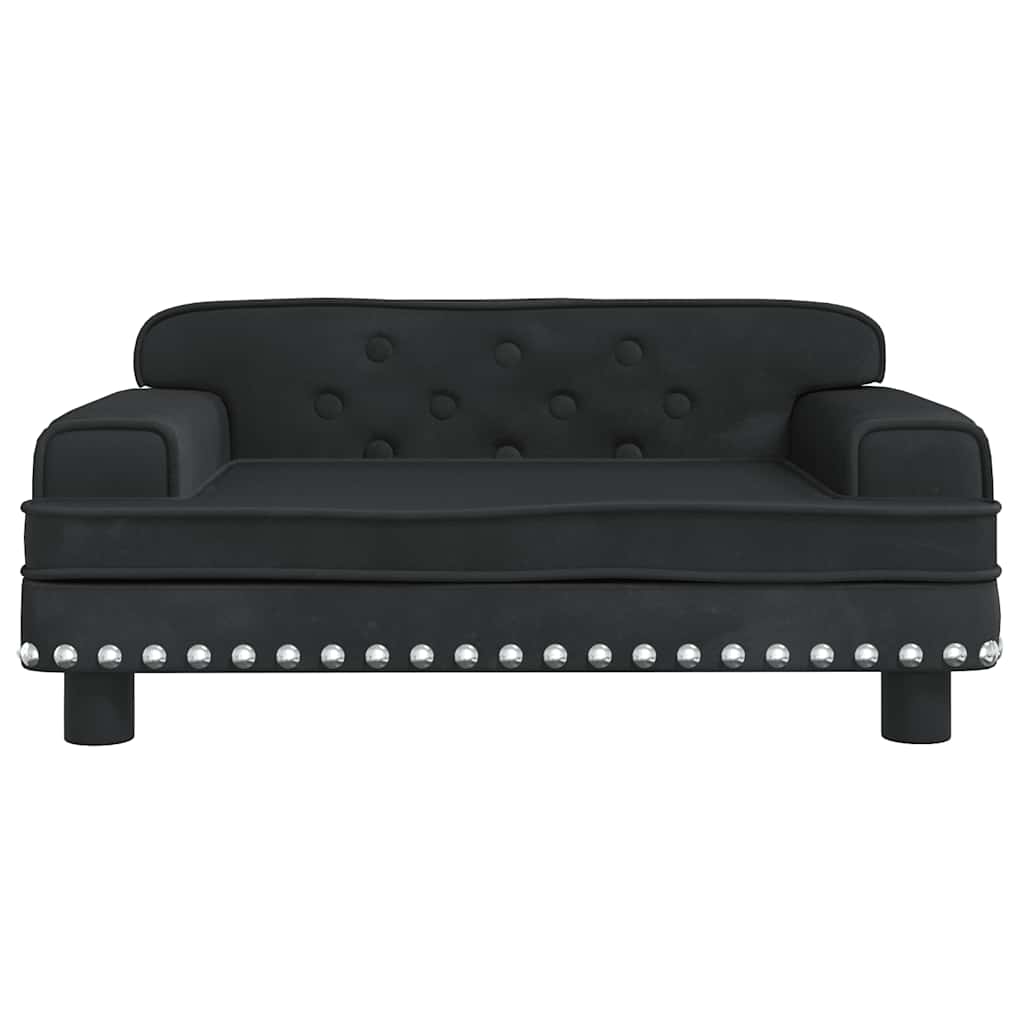 8720845456108_g_en_hd_1 vidaXL Kids Sofa Black 70x45x30 cm Velvet - Image 3