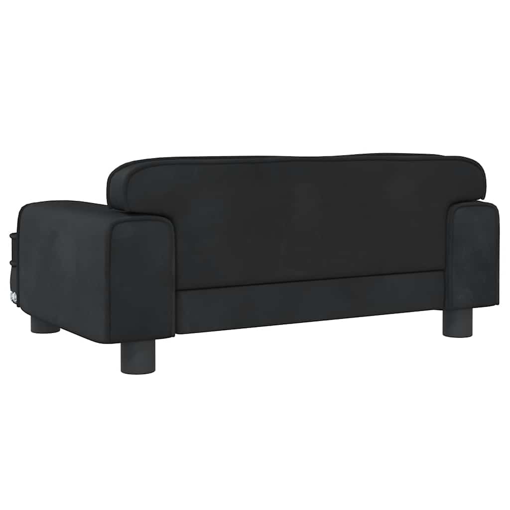 8720845456108_g_en_hd_3 vidaXL Kids Sofa Black 70x45x30 cm Velvet - Image 5