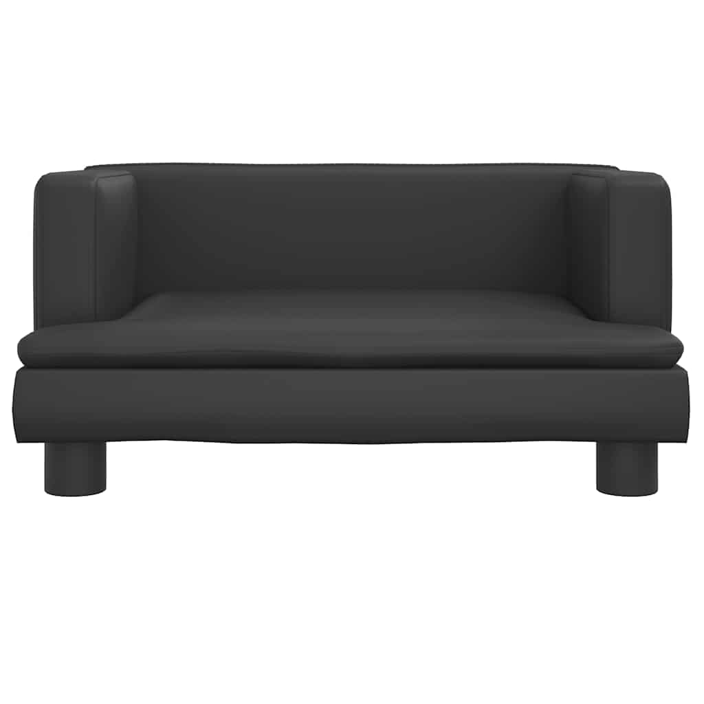 8720845456375_g_en_hd_1 vidaXL Kids Sofa Black 60x40x30 cm Faux Leather - Image 3