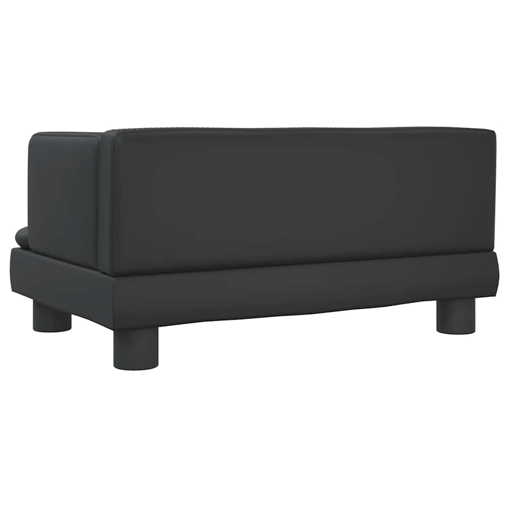 8720845456375_g_en_hd_3 vidaXL Kids Sofa Black 60x40x30 cm Faux Leather - Image 5