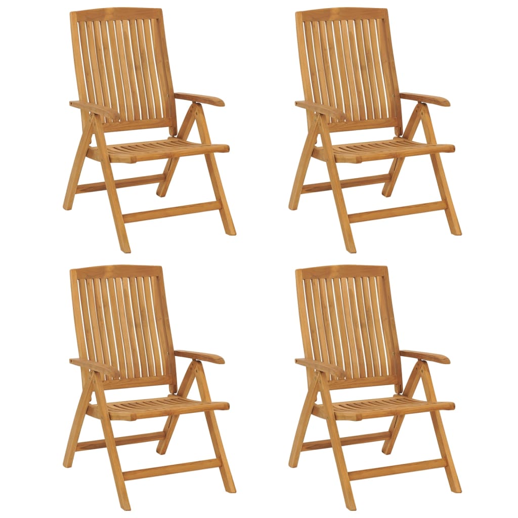 8720845458287_g_en_hd_1 vidaXL Reclining Garden Chairs with Cushions 4 pcs Solid Wood Teak - Image 3