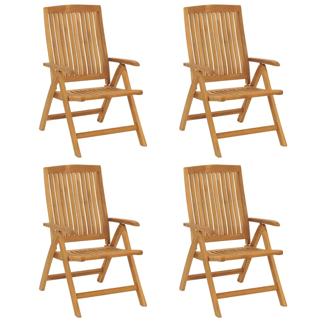 8720845458362_g_en_hd_1 vidaXL Reclining Garden Chairs with Cushions 4 pcs Solid Wood Teak - Image 3