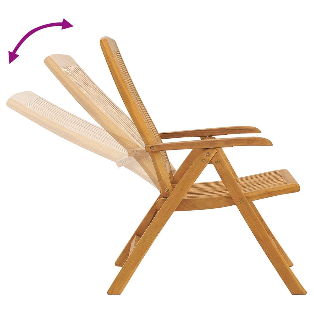 8720845458614_g_en_hd_6 vidaXL Reclining Garden Chairs with Cushions 6 pcs Solid Wood Teak - Image 8