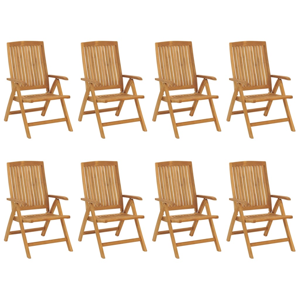 8720845458959_g_en_hd_1 vidaXL Reclining Garden Chairs with Cushions 8 pcs Solid Wood Teak - Image 3