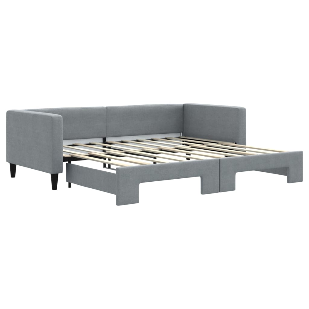 8720845459628_a_en_hd_1 vidaXL Daybed with Trundle without Mattress Light Grey 90x190 cm - Image 2
