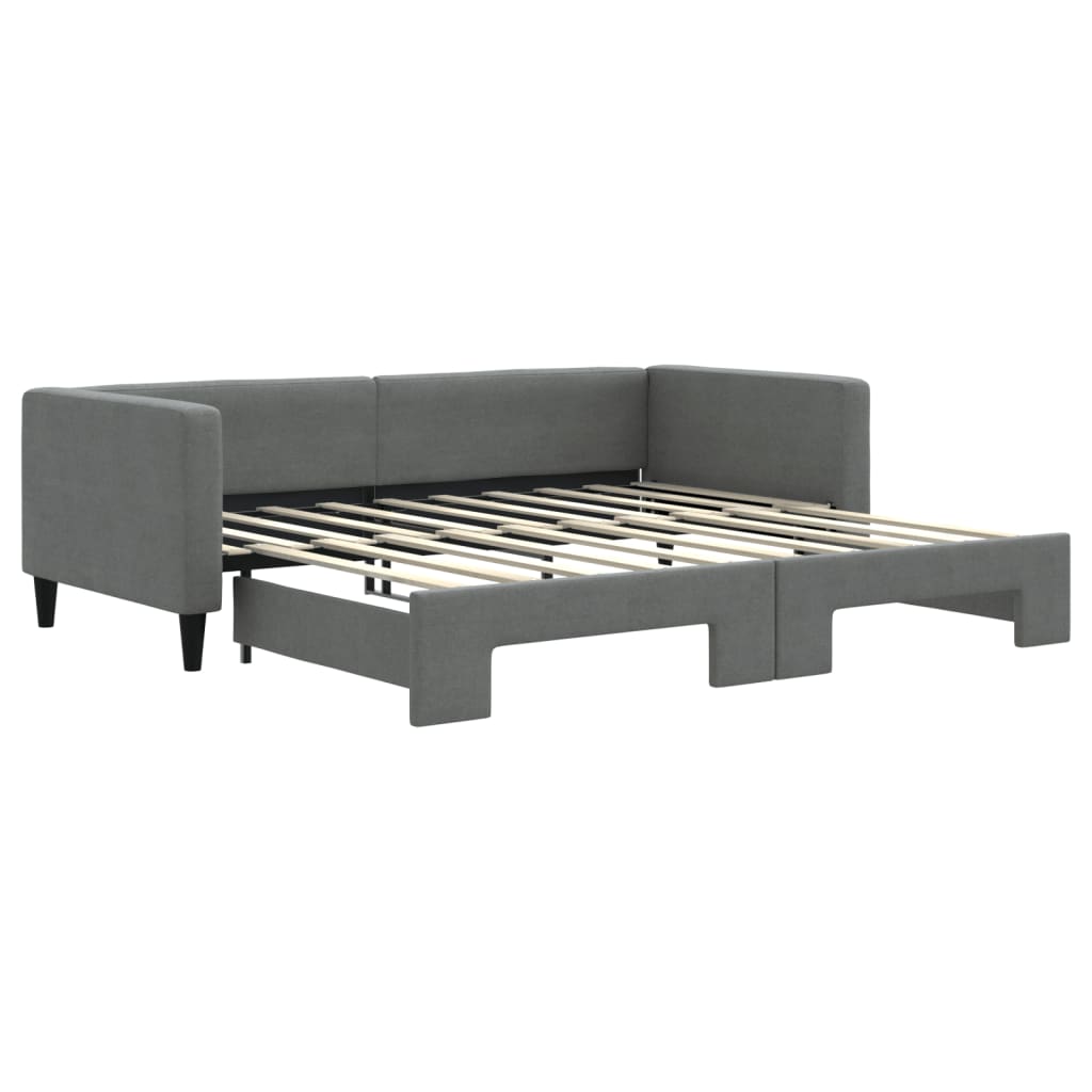 8720845459635_a_en_hd_1 vidaXL Daybed with Trundle without Mattress Dark Grey 90x190 cm - Image 2