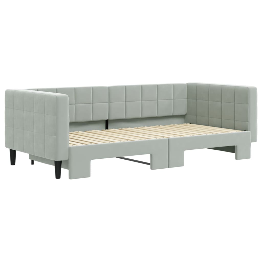 8720845460785_g_en_hd_1 vidaXL Daybed with Trundle without Mattress Light Grey 90x190 cm - Image 3