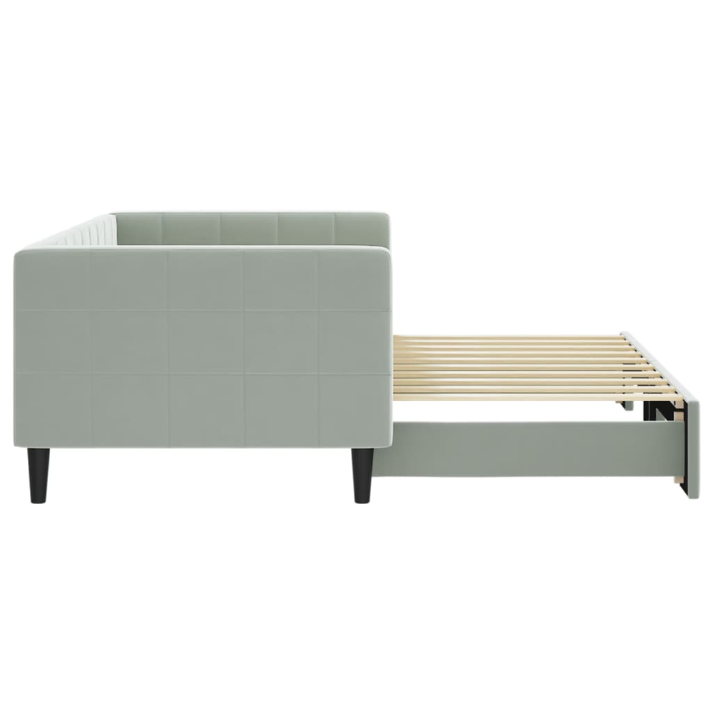 8720845460785_g_en_hd_2 vidaXL Daybed with Trundle without Mattress Light Grey 90x190 cm - Image 4