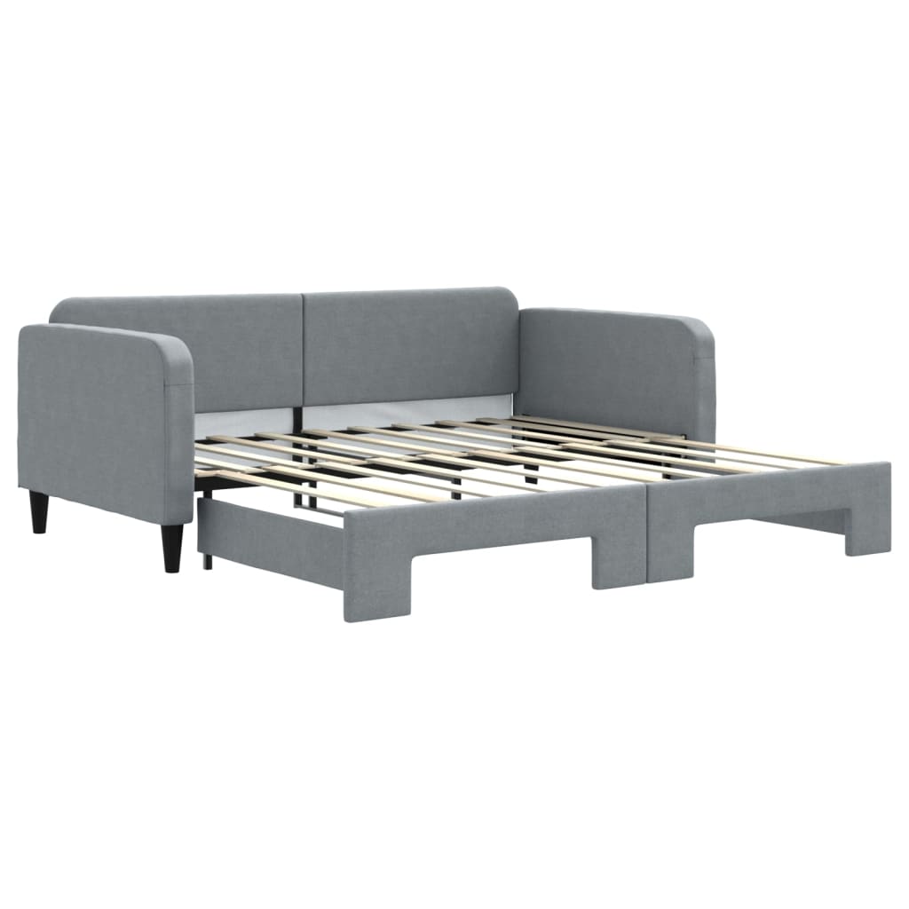 8720845462000_a_en_hd_1 vidaXL Daybed with Trundle without Mattress Light Grey 90x190 cm - Image 2
