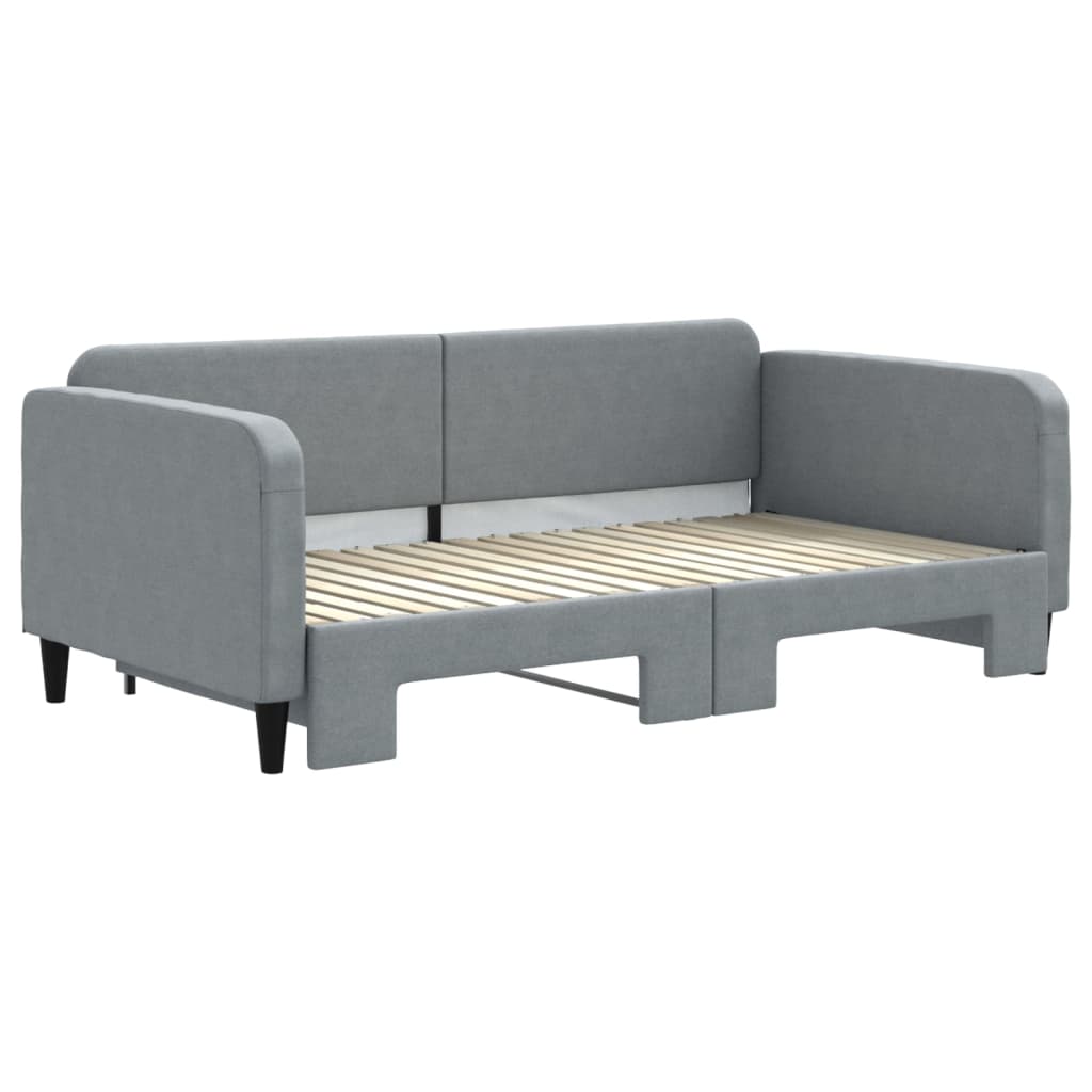 8720845462000_g_en_hd_1 vidaXL Daybed with Trundle without Mattress Light Grey 90x190 cm - Image 3