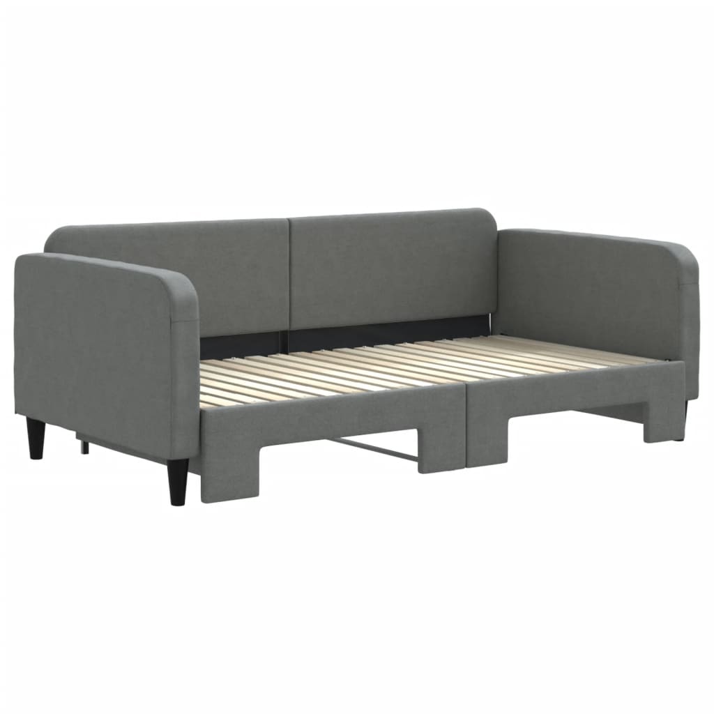 8720845462017_g_en_hd_1 vidaXL Daybed with Trundle without Mattress Dark Grey 90x190 cm - Image 3
