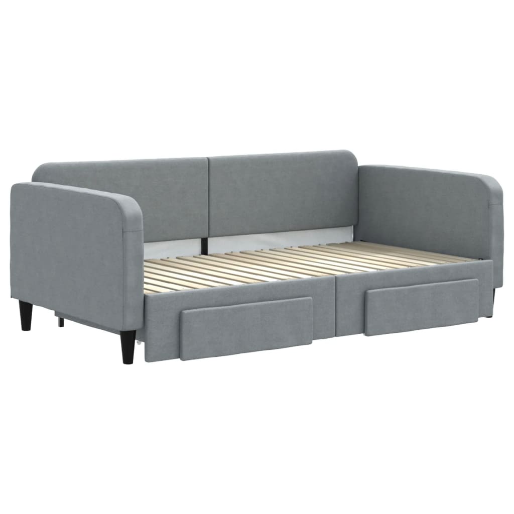 8720845462369_g_en_hd_1 vidaXL Daybed with Trundle&Drawers without Mattress Light Grey 90x190 cm - Image 3