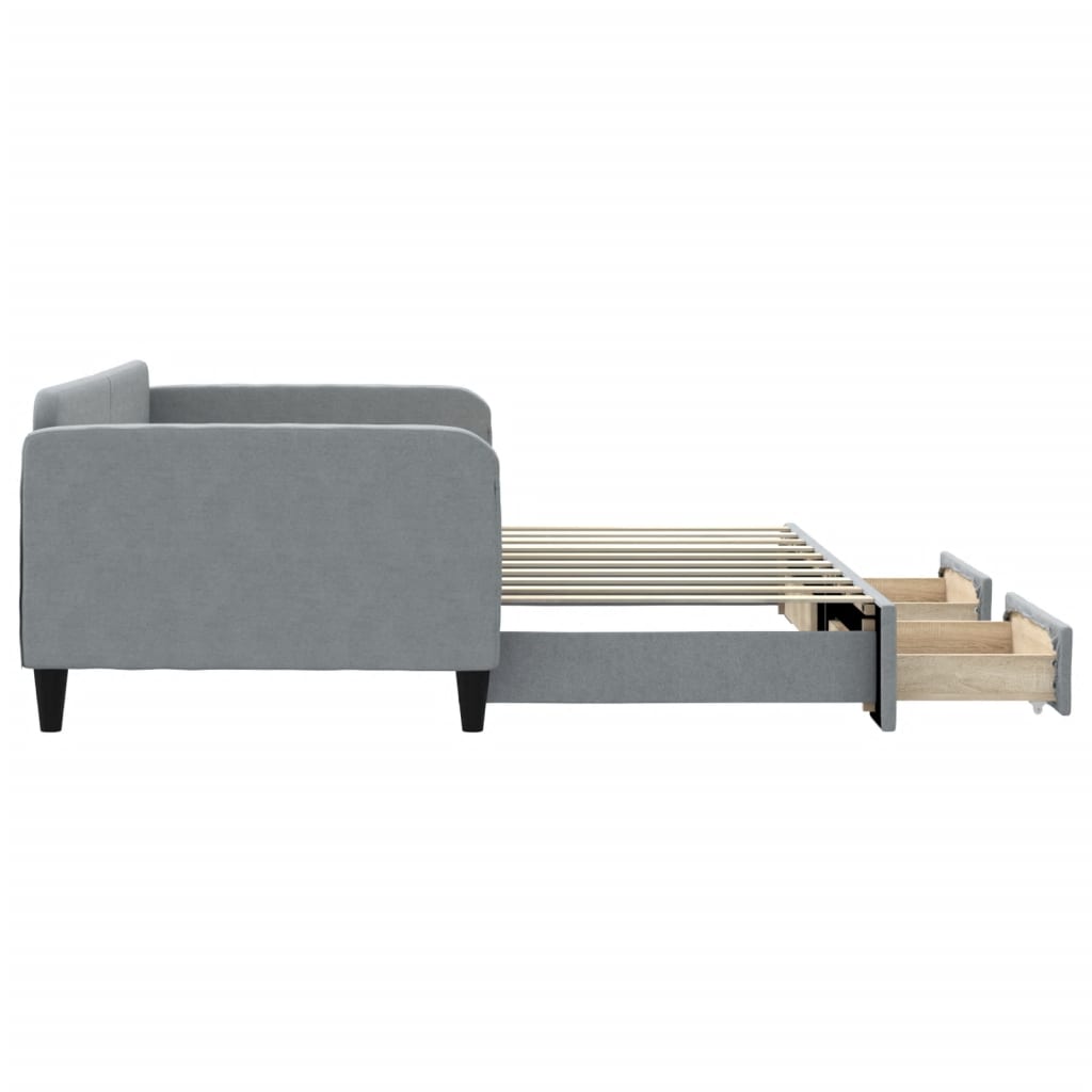 8720845462369_g_en_hd_2 vidaXL Daybed with Trundle&Drawers without Mattress Light Grey 90x190 cm - Image 4