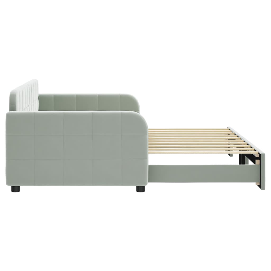 8720845463168_g_en_hd_2 vidaXL Daybed with Trundle without Mattress Light Grey 90x190 cm - Image 4
