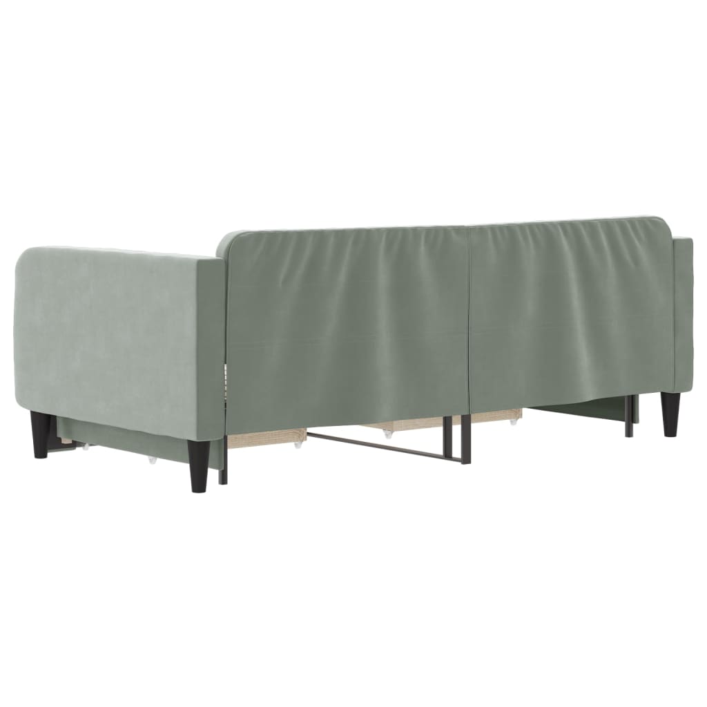8720845464981_g_en_hd_3 vidaXL Daybed with Trundle&Drawers without Mattress Light Grey 90x190 cm - Image 5