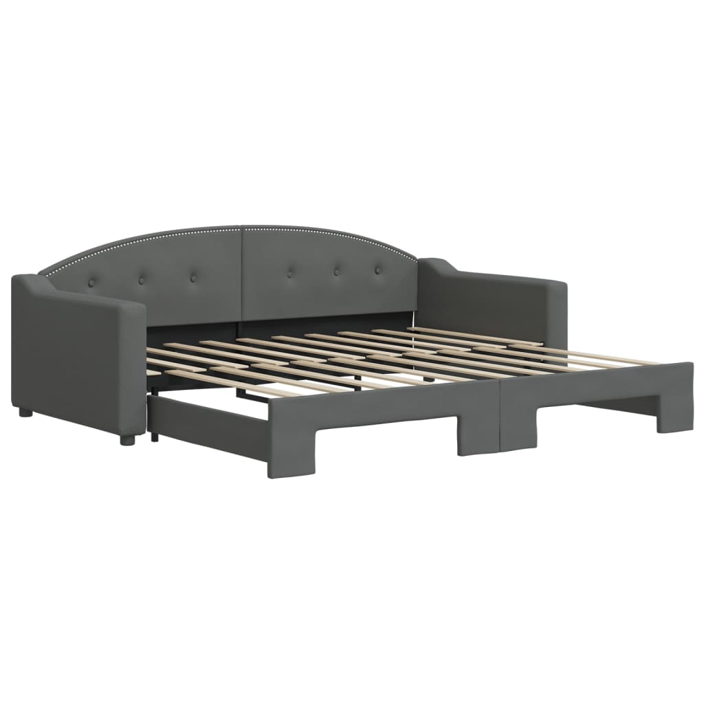 8720845469153_a_en_hd_1 vidaXL Daybed with Trundle without Mattress Dark Grey 90x190 cm - Image 2