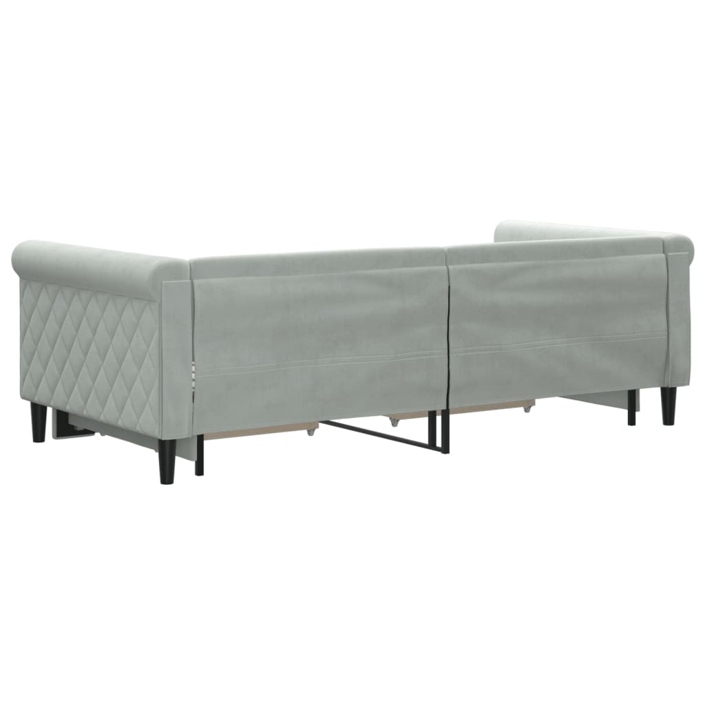 8720845472023_g_en_hd_3 vidaXL Daybed with Trundle&Drawers without Mattress Light Grey 90x190 cm - Image 5