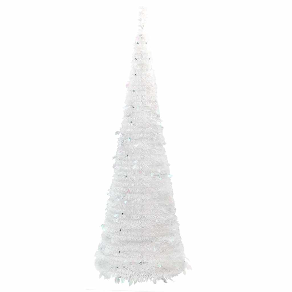8720845472467_g_en_hd_5 vidaXL Artificial Christmas Tree Pop-up 150 LEDs White 180 cm - Image 6