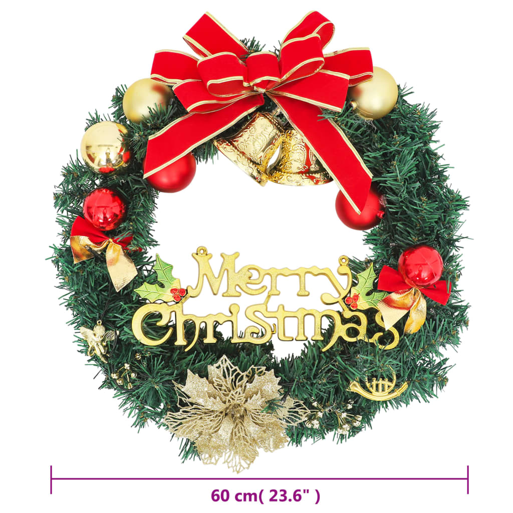 8720845472580_g_en_hd_8 vidaXL Christmas Wreath with 35 LEDs Green 60 cm - Image 9