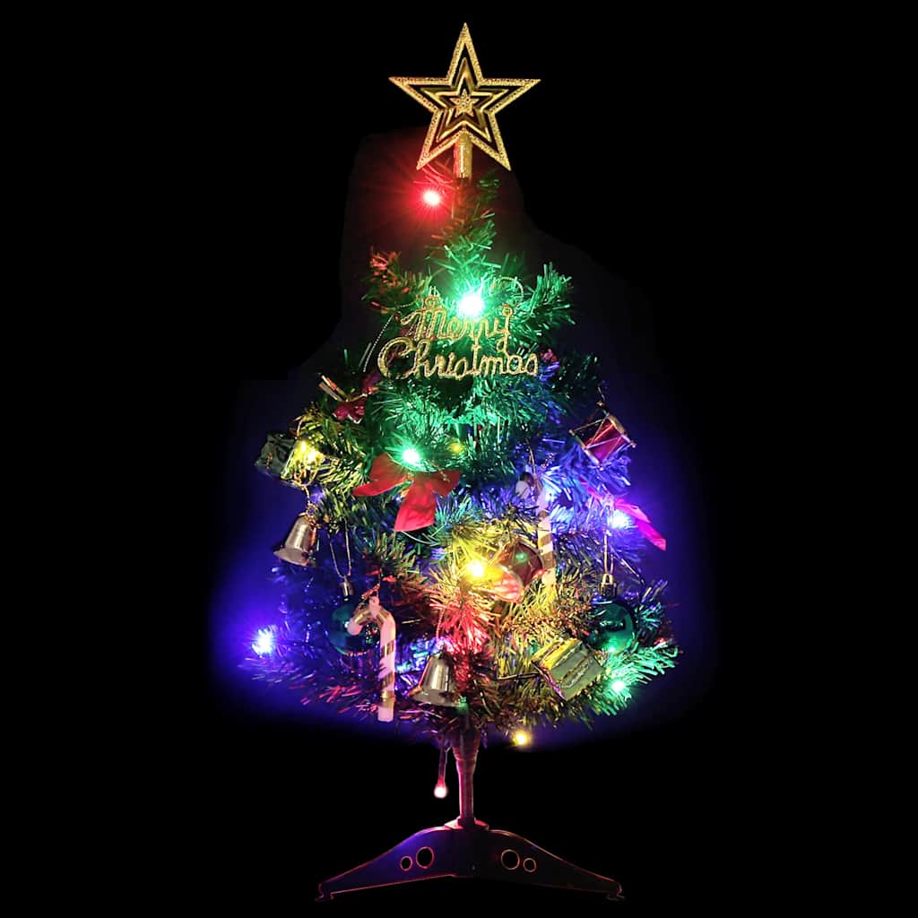 8720845472603_g_en_hd_1 vidaXL Mini Artificial Pre-lit Christmas Tree with 30 LEDs Green 60 cm - Image 2