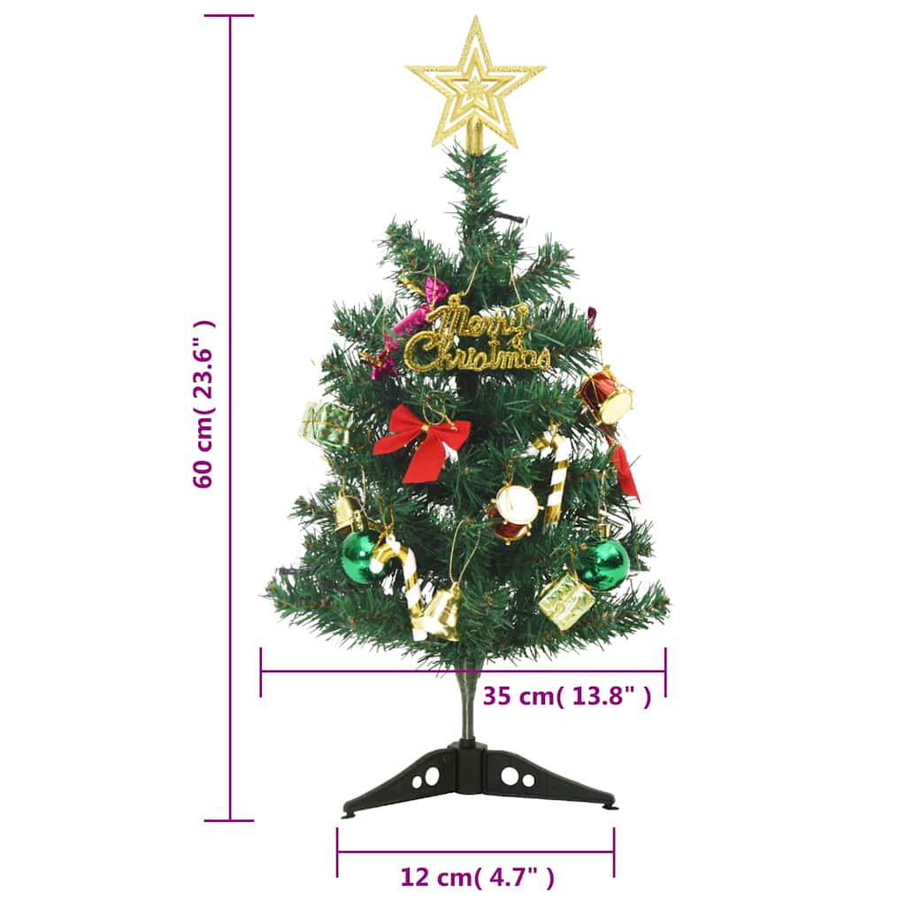 8720845472603_g_en_hd_10 vidaXL Mini Artificial Pre-lit Christmas Tree with 30 LEDs Green 60 cm - Image 11