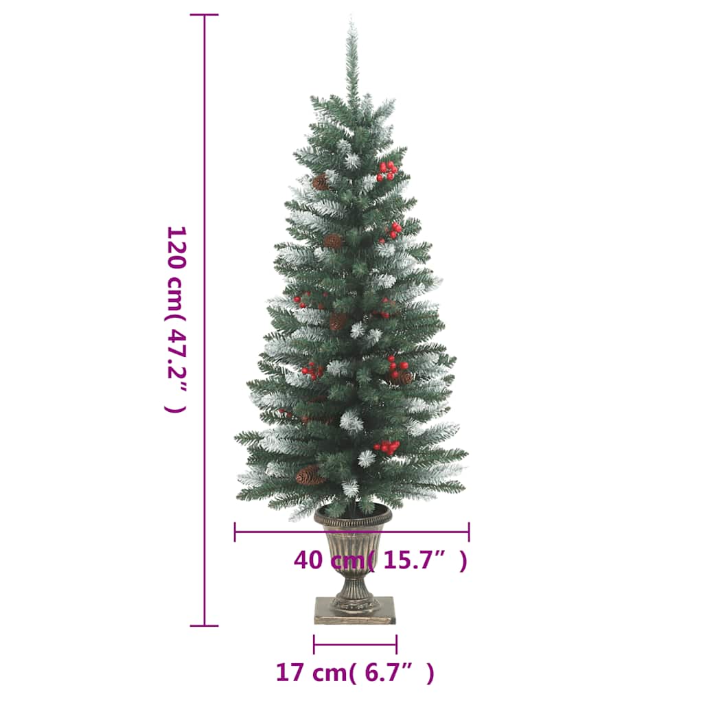8720845472634_g_en_hd_9 vidaXL Artificial Christmas Trees 2 pcs 100 LEDs Green and White 120 cm - Image 10