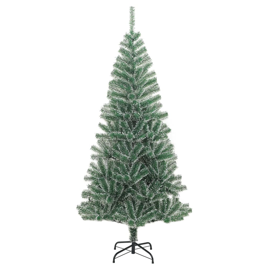 8720845472665_g_en_hd_1 vidaXL Artificial Christmas Tree with Flocked Snow Green 180 cm - Image 2