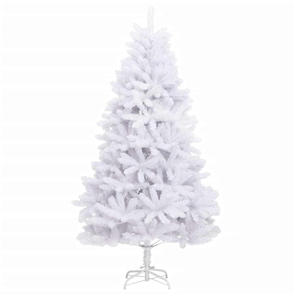 8720845472788_g_en_hd_1 vidaXL Artificial Hinged Christmas Tree with Stand White 180 cm - Image 2