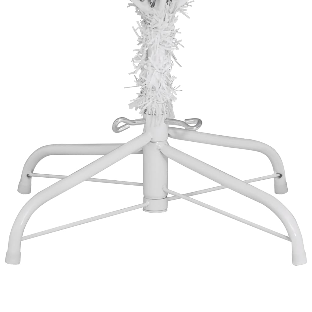 8720845472788_g_en_hd_4 vidaXL Artificial Hinged Christmas Tree with Stand White 180 cm - Image 5