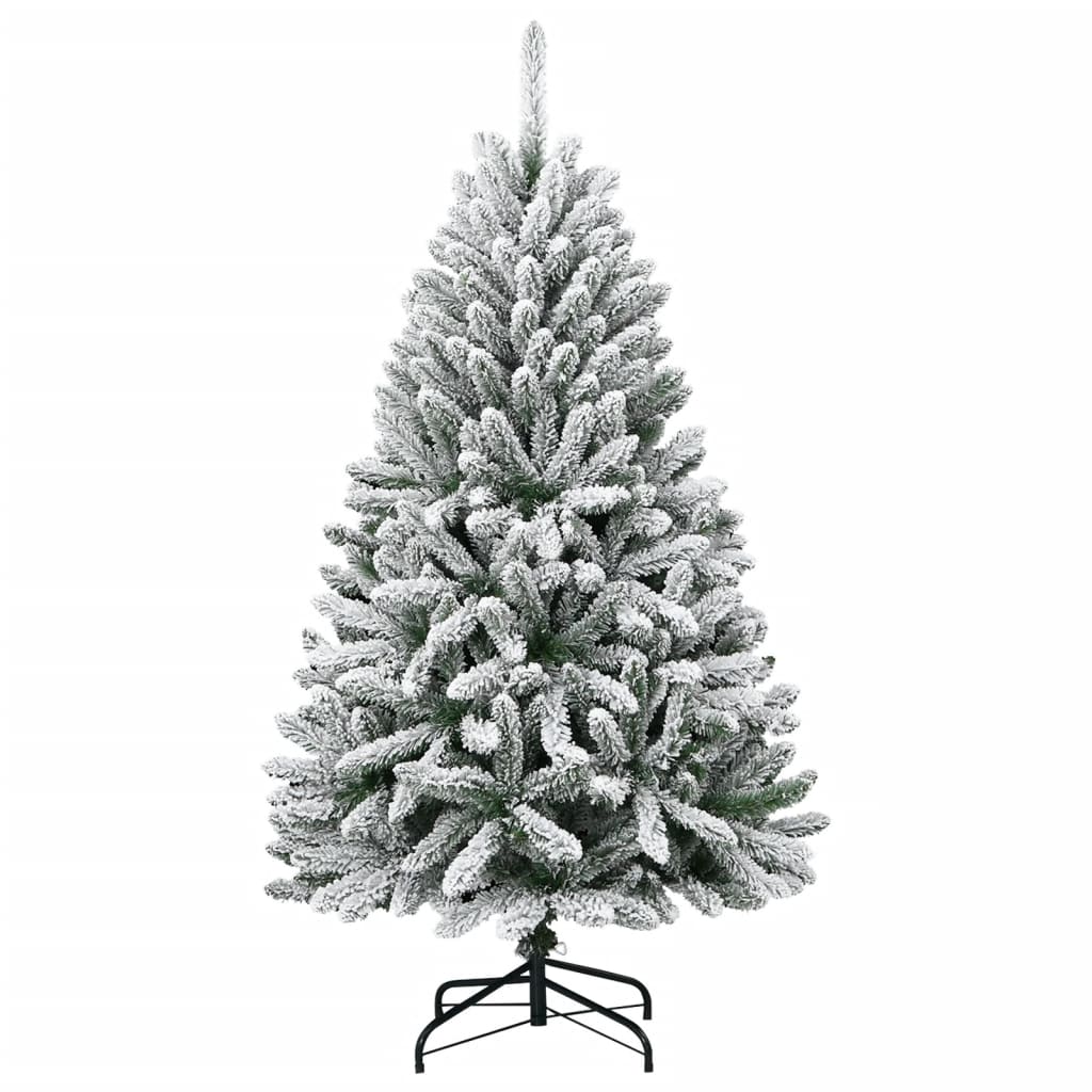 8720845472832_g_en_hd_1 vidaXL Artificial Hinged Christmas Tree with Flocked Snow 120 cm - Image 2