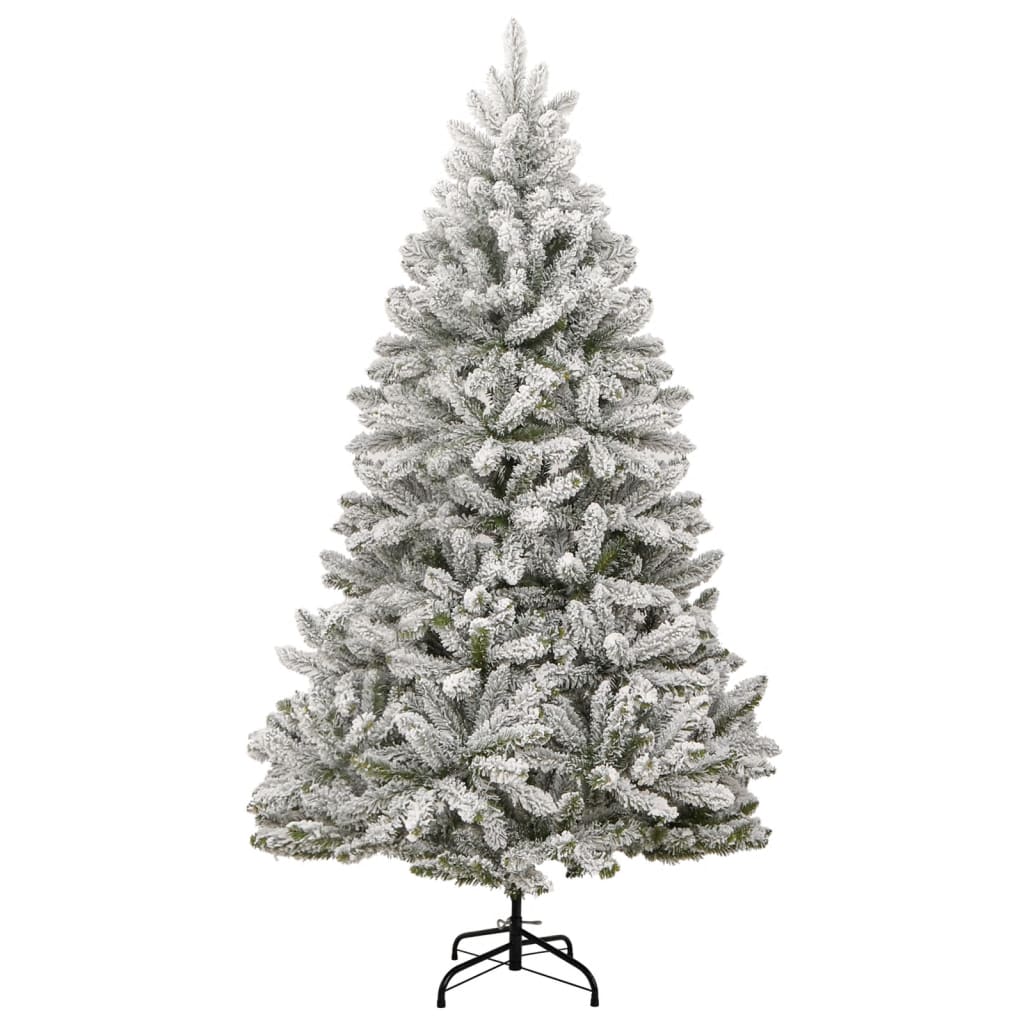 8720845472863_g_en_hd_1 vidaXL Artificial Hinged Christmas Tree with Flocked Snow 210 cm - Image 2