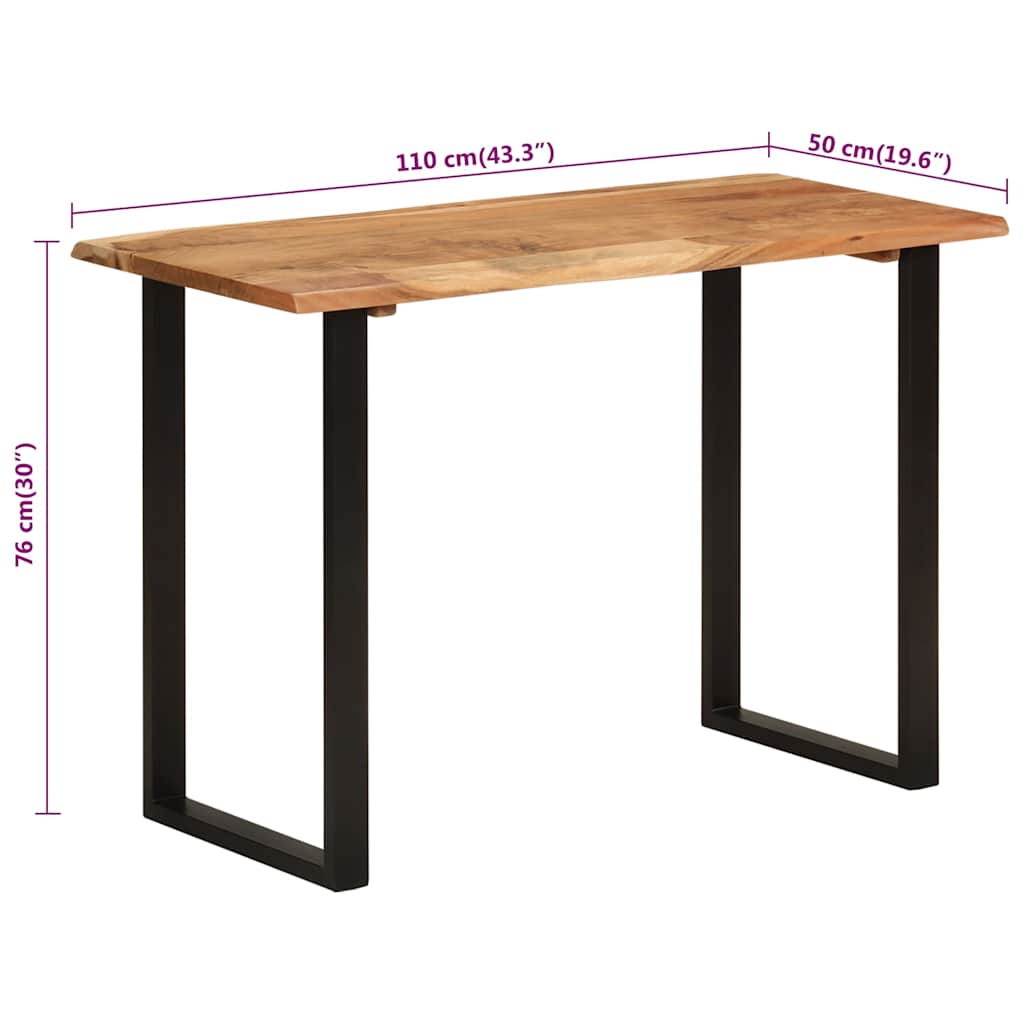 8720845524012_g_en_hd_8 vidaXL Dining Table 110x50x76 cm Solid Wood Acacia - Image 10