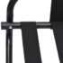 vidaXL Luggage Rack with Backrest Black 56x39x52 cm - Image 7