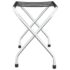 vidaXL Luggage Rack Black and Silver 56x40x49 cm - Image 4