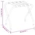 vidaXL Luggage Rack Black and Silver 56x40x49 cm - Image 7