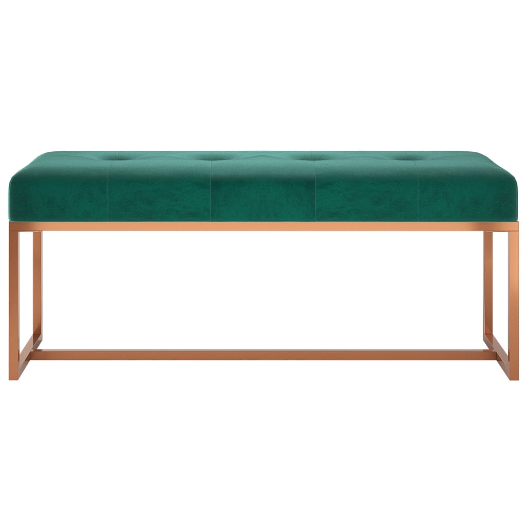 8720845524678_g_en_hd_1 vidaXL Bench Dark Green 110x36x45 cm Velvet - Image 3