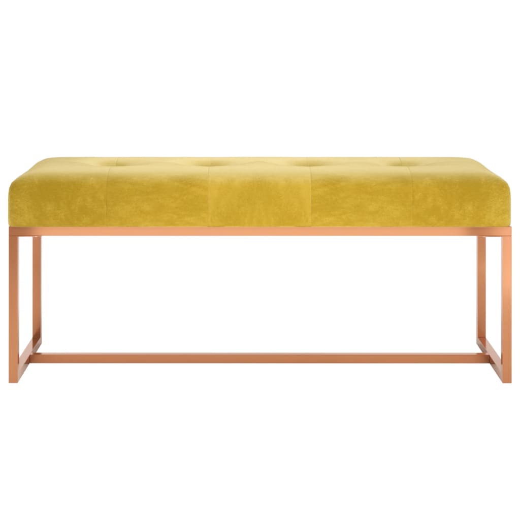 8720845524685_g_en_hd_1 vidaXL Bench Mustard Yellow 110x36x45 cm Velvet - Image 3