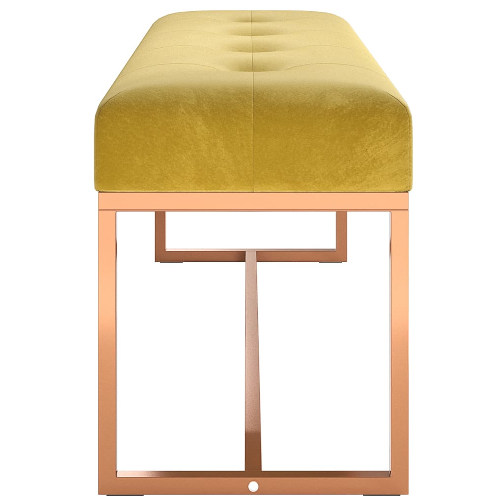 8720845524685_g_en_hd_2 vidaXL Bench Mustard Yellow 110x36x45 cm Velvet - Image 4