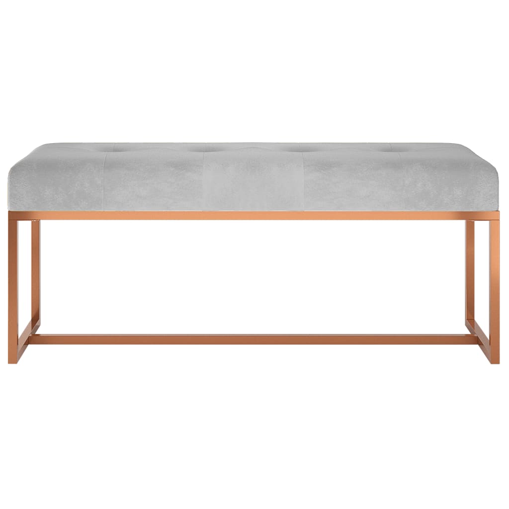 8720845524692_g_en_hd_1 vidaXL Bench Grey 110x36x45 cm Velvet - Image 3