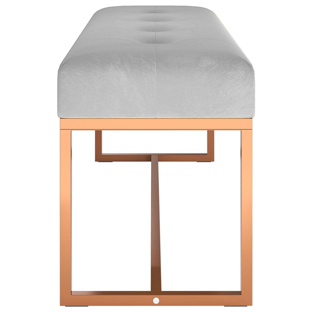 8720845524692_g_en_hd_2 vidaXL Bench Grey 110x36x45 cm Velvet - Image 4