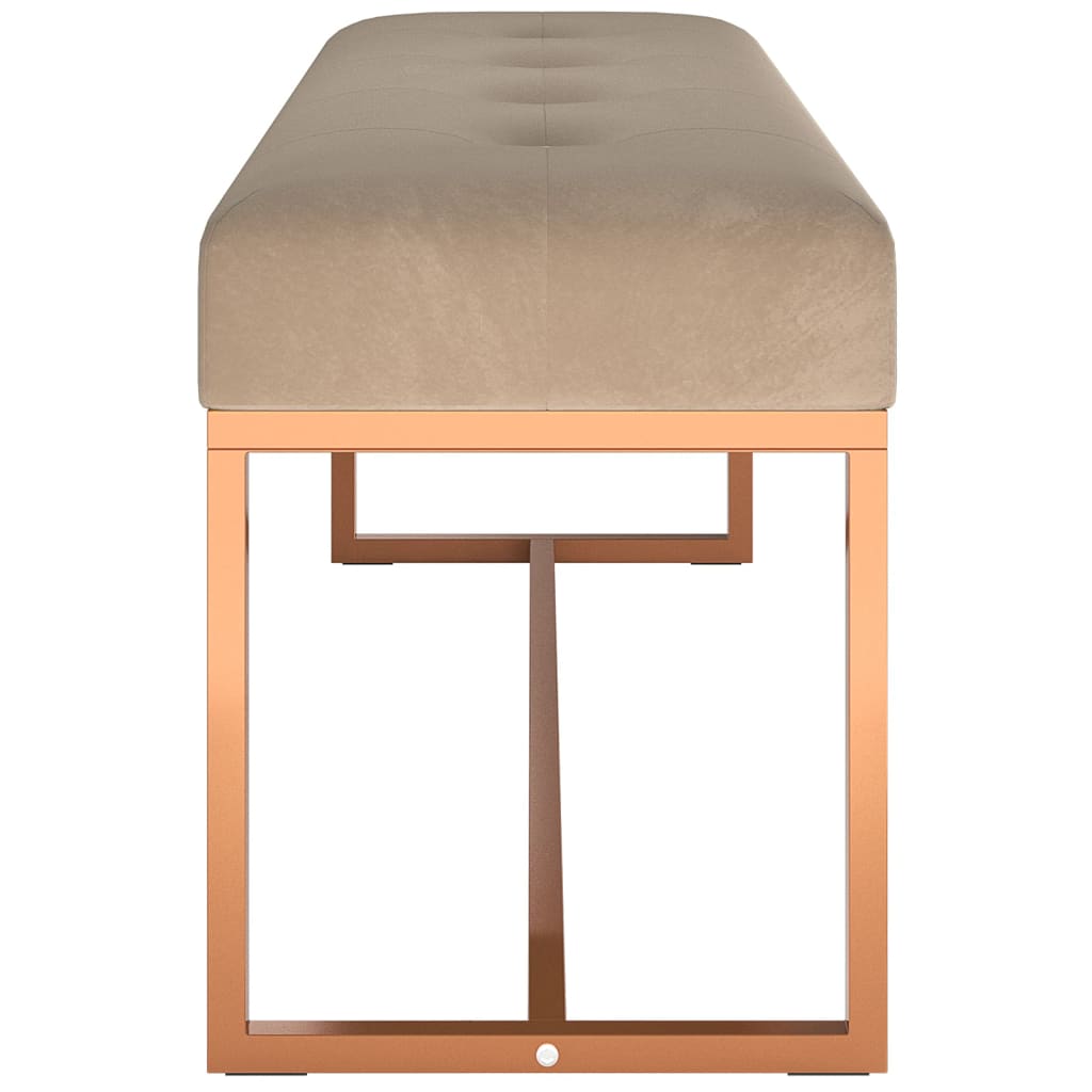 8720845524708_g_en_hd_2 vidaXL Bench Beige 110x36x45 cm Velvet - Image 4