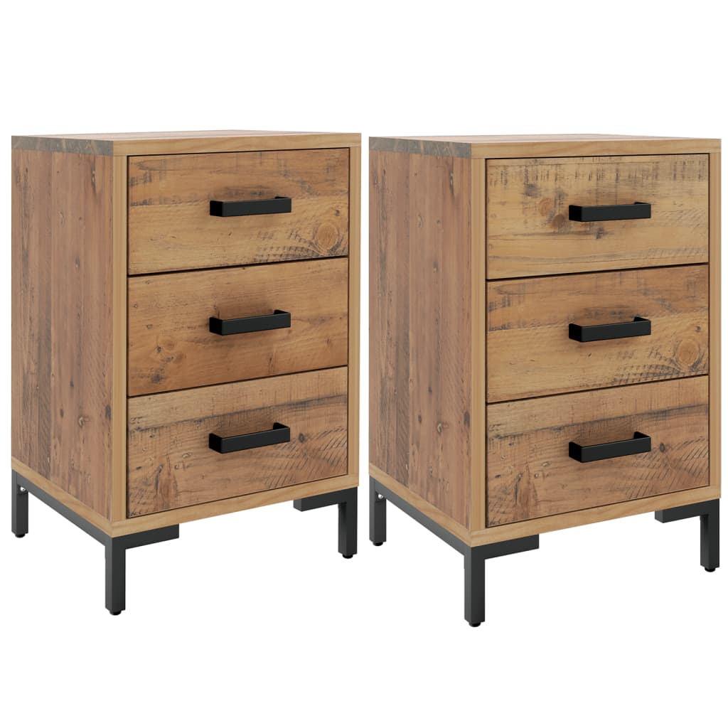 8720845541224_a_en_hd_1 vidaXL Bedside Cabinets 2 pcs 40x30x55 cm Solid Wood Pine - Image 2