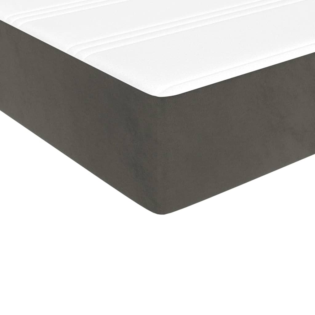 8720845548636_g_en_hd_6 vidaXL Box Spring Bed with Mattress Dark Grey 137x190 cm Velvet - Image 8